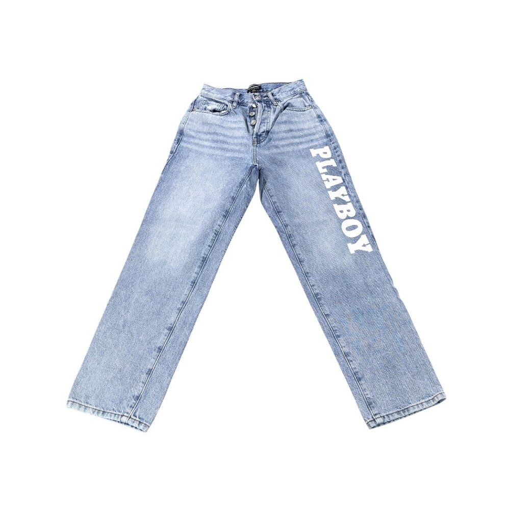 Playboy By PacSun Light Wash Womens Jeans Size 23 100% Cotton Denim Machine Wash